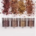 Glitter glitter misto grossa Glitter fino +flocos de 1 mm